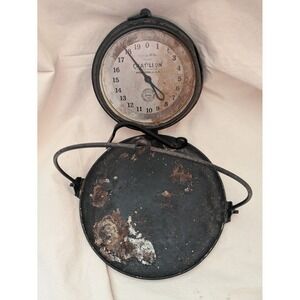 Chatillon Hanging Scale 33 Serial H 40lb Capacity Industrial Farmhouse Decor